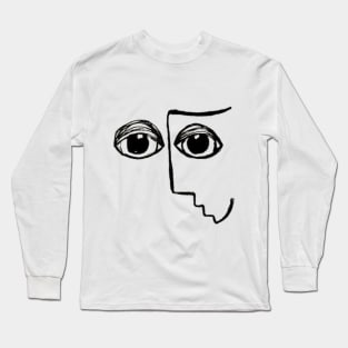 face and eyes Long Sleeve T-Shirt